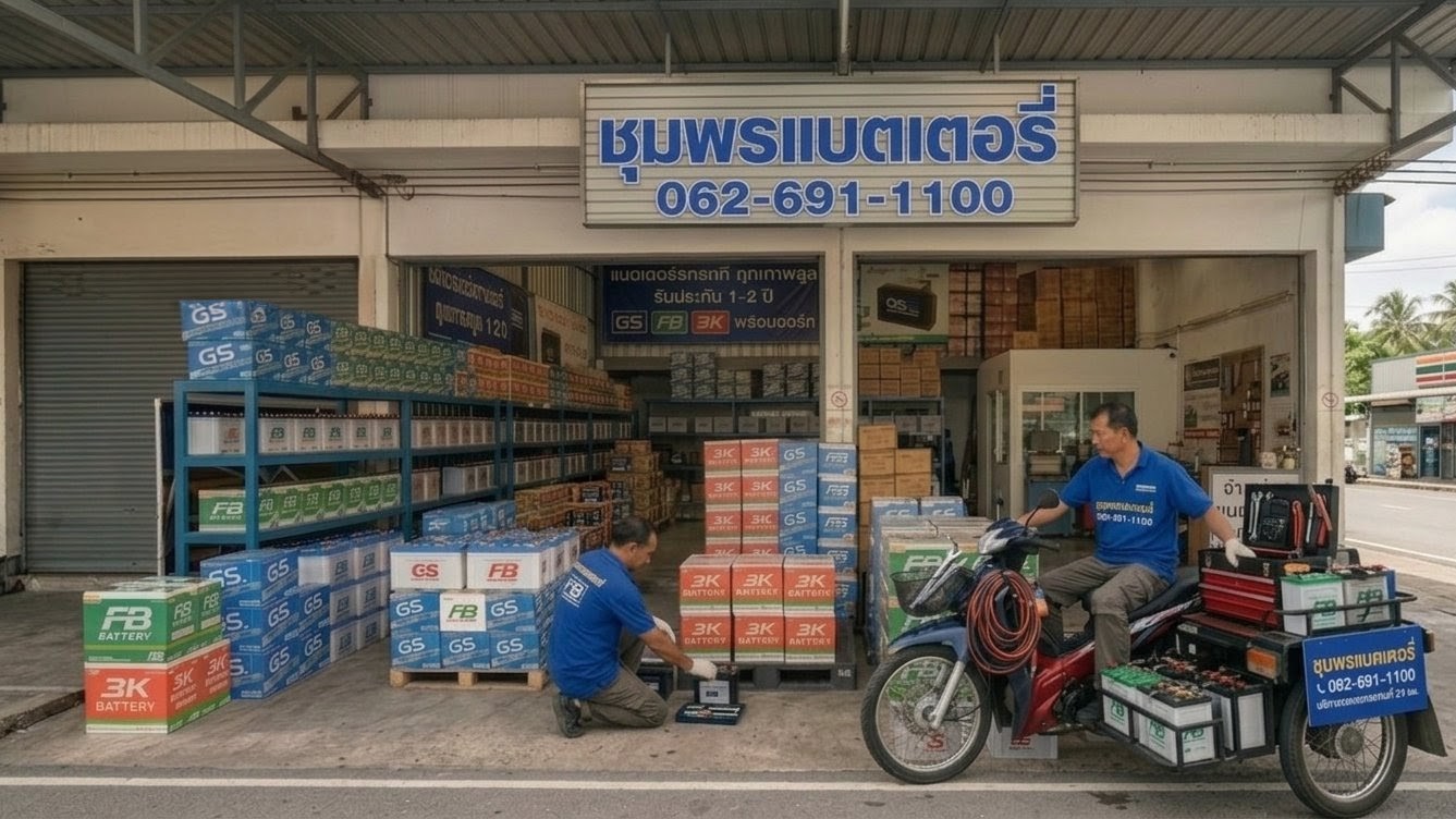 ช่างเปลี่ยนแบตนอกสถานที่ ชุมพร