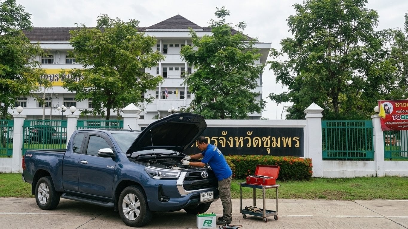 แบตเตอรี่ที่ชุมพร บริการเปลี่ยนแบตถึงที่ บางหมาก นาทุ่ง ชุมพร